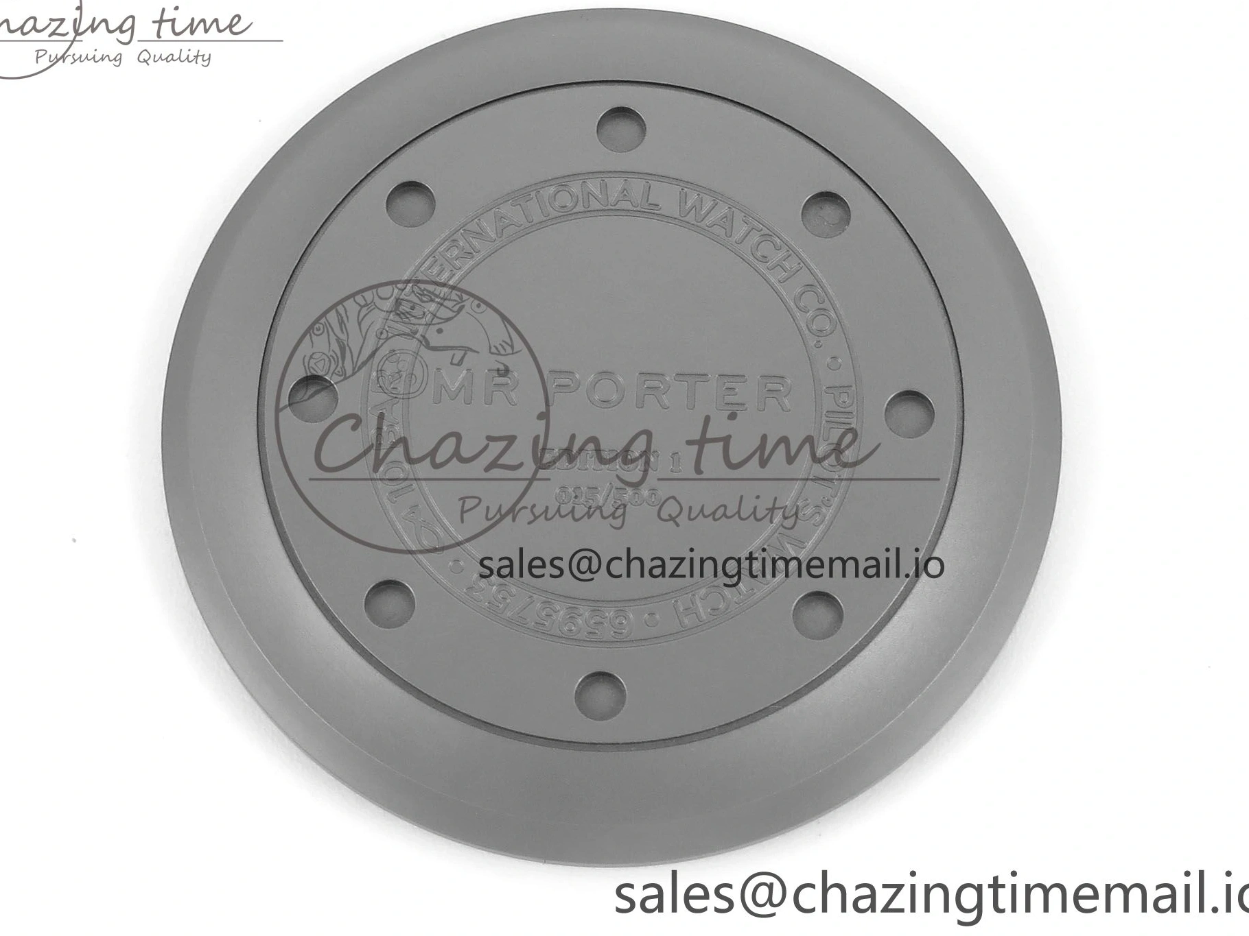 MIROTIME 0124 Affordable Big Pilot IW329703 M+F 1:1 Best Edition Black Dial on Black Nylon Strap MY 7004